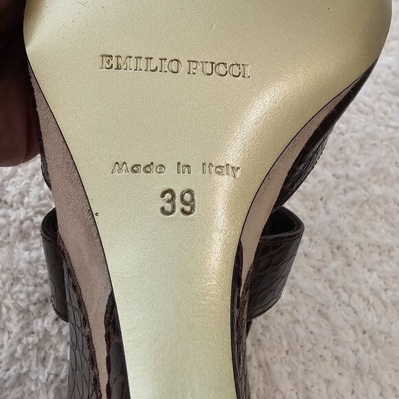Emilio Pucci Wedge Heel, EU Size 39, EUC - Picture 7 of 13